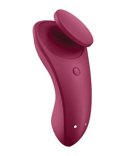 Satisfyer Satisfyer Sexy Secret Panty Vibrator Wine Red at $49.99