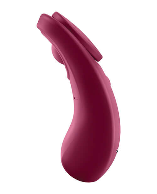 Satisfyer Satisfyer Sexy Secret Panty Vibrator Wine Red at $49.99