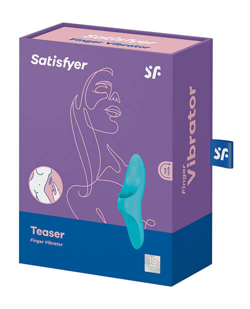 Satisfyer Satisfyer Teaser Finger Vibrator Light Blue at $29.99