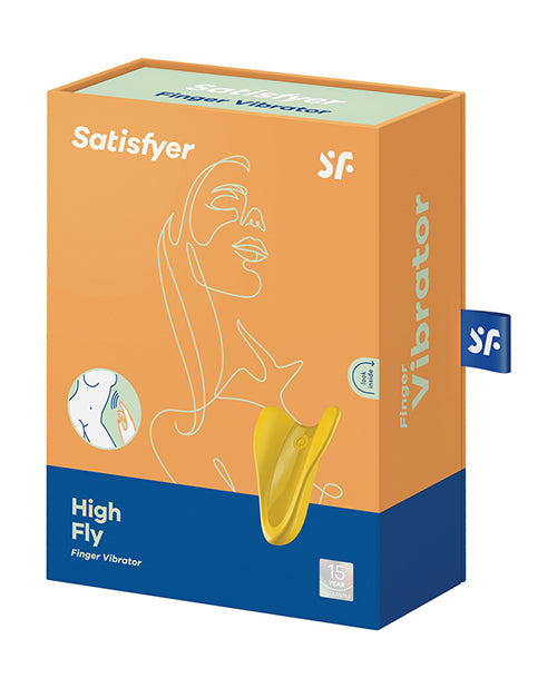 Satisfyer Satisfyer High Fly Yellow Finger Vibrator at $29.99