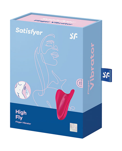 Satisfyer Satisfyer High Fly Red Finger Vibrator at $29.99