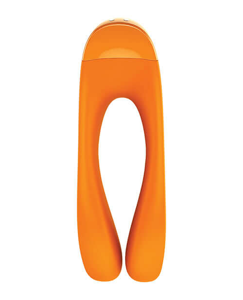 Satisfyer Satisfyer Candy Cane Orange Finger Vibrator at $29.99