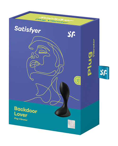 Satisfyer Satisfyer Backdoor Lover Black Plug Vibrator at $29.99