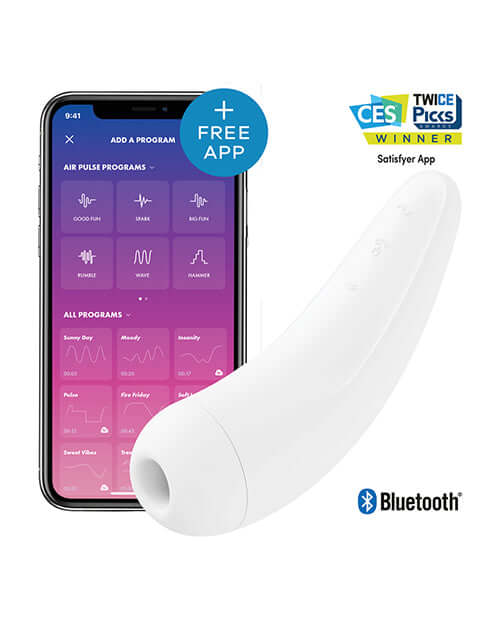 SATISFYER CURVY 2+ WHITE W/ APP (NET)-3
