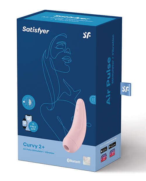 Satisfyer Satisfyer Curvy 2+ Pink Vibrator with App at $44.99