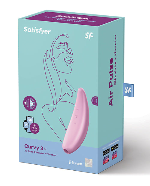 Satisfyer Satisfyer Curvy 3+ Pink with App at $49.99