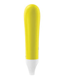 Yellow Satisfyer Ultra Power Bullet Vibrator 1 with broad tip and powerful vibrations for targeted pleasure.