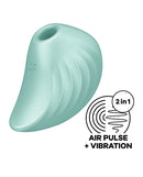 Satisfyer Pearl Diver Mint Green Air Plus Stimulator Plus Vibration
