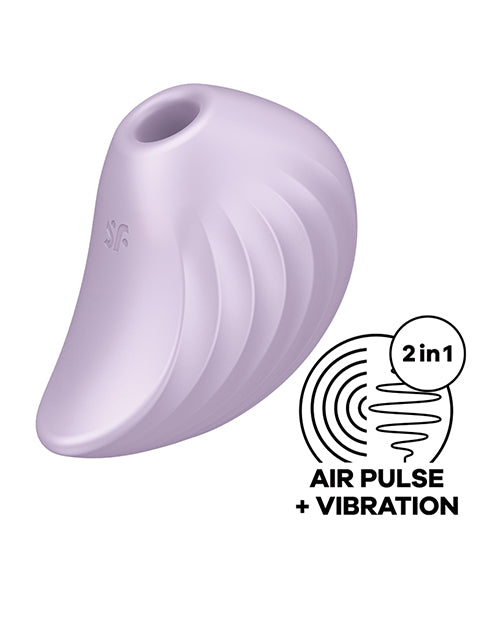 Satisfyer Pearl Diver Violet Purple Air Plus Stimulator Plus Vibration