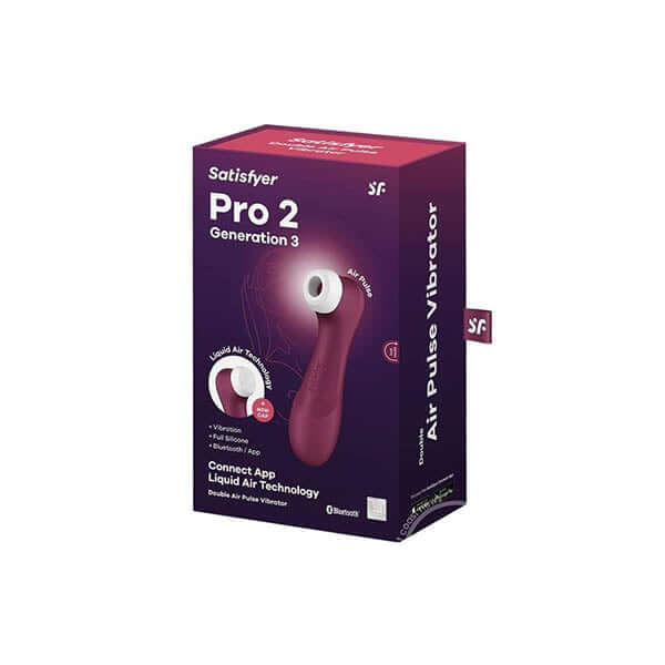 SATISFYER PRO 2 GENERATION 3 W/ APP WINE RED (NET)-0