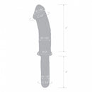 GLAS 11IN REALISTIC DOUBLE ENDED DILDO W/ HANDLE-7