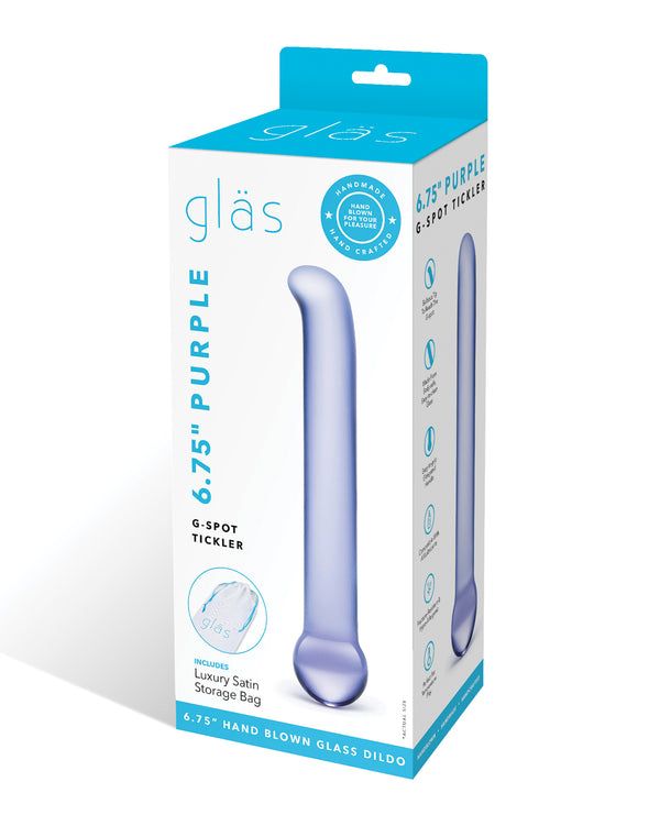 Electric / Hustler Lingerie Glas Purple G-Spot Tickler Glass Dildo at $19.99
