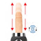 Electric / Hustler Lingerie Lux Fetish Thrusting Remote Controlled Rechargeable Compact Sex Machine at $159.99