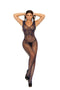 Fishnet Bodystocking with Butterfly Midnight Blue O/S from Elegant Moments