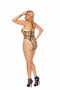 Elegant Moments Lingerie Sheer Leopard Teddy with Strappy Detail Queen Size from Elegant Moments Lingerie at $16.99