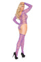 Elegant Moments Lingerie LONG SLEEVE TEDDY W/ THIGH HIGHS QUEEN at $12.99