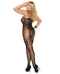 Elegant Moments Lingerie Fishnet and Lace Bodystocking One Size Queen Black from Elegant Moments at $18.99