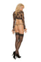 Elegant Moments Sheer Lace Up Thigh High Stockings – Black O/S Lingerie Hosiery