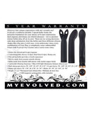 Evolved Novelties Four Play Vibrator Kit Black at $35.99