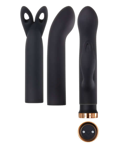 Evolved Novelties Four Play Vibrator Kit Black at $35.99