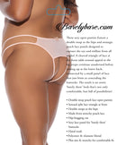 BARELY BARE DOUBLE STRAP OPEN PANTY PEACH Q/S-3