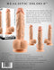 Evolved Novelties Realistic Dong 8 inches Light Skin Tone Beige at $44.99