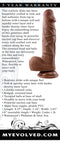 Evolved Novelties Realistic Dong 8 inches Dark at $44.99