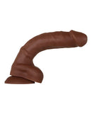 Evolved Novelties Real Supple Poseable Silicone 8.25 inches Dark Brown Dildo at $32.99