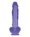 Luminous Dildo Stud with glowing silicone and suction cup, designed for a realistic feel and visual pleasure in the dark.