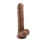 Gender X 10 Inches Poseable Flexskin True Feel Dark Dildo with realistic veins and textures by Evolved Novelties