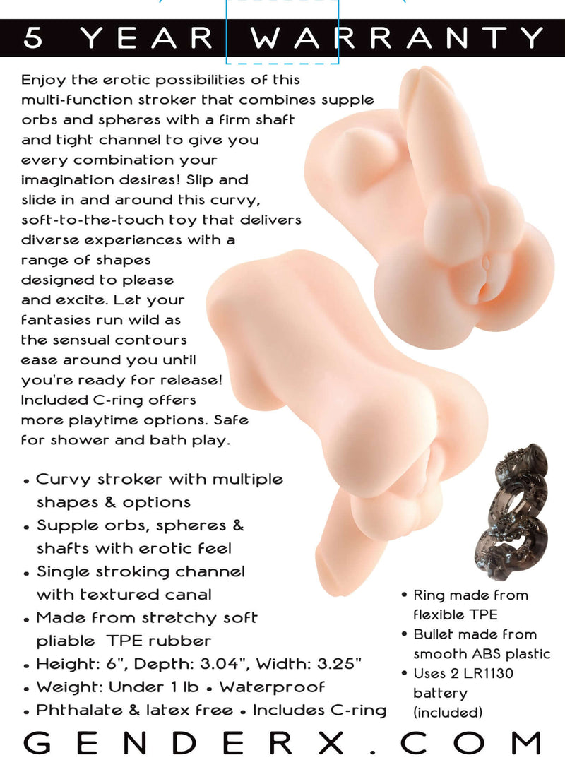Evolved Novelties Gender X Complete Package Light Stroker at $32.99