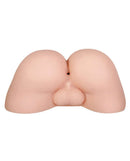 Evolved Novelties Gender X A Handful Light Male Ass Stroker Skin Tone Color Beige at $109.99