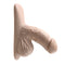 Gender X 4-Inch Silicone Packer in light skin tone, features lifelike textures, flexible, realistic design for everyday wear.