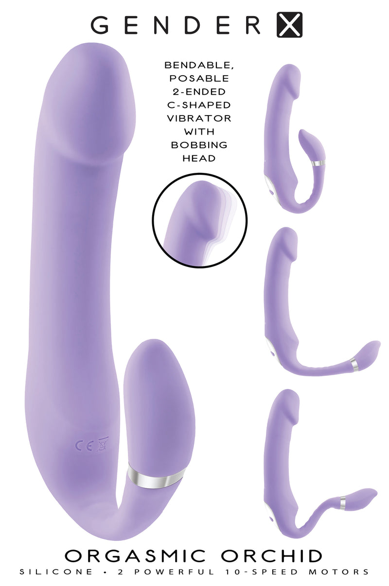 Evolved Novelties Gender X Orgasmic Orchid Vibrator at $99.99