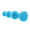 Gender X Plugged Up Beaded Vibrating Anal Plug in blue, featuring a graduated beaded shaft for ultimate pleasure and satisfaction.
