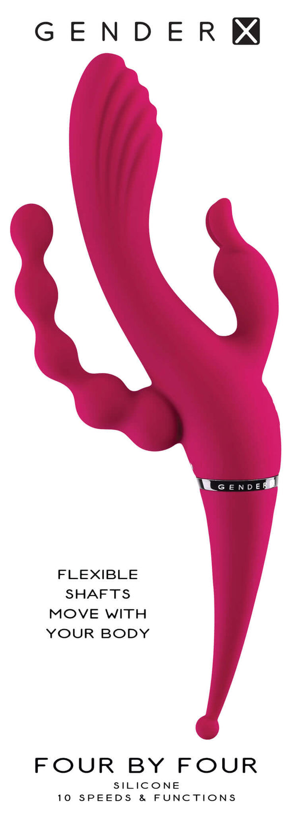 Evolved Novelties Gender X Four By Four Vibrator at $74.99