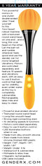 Evolved Novelties Gender X Sunflower Double Vibrator at $59.99