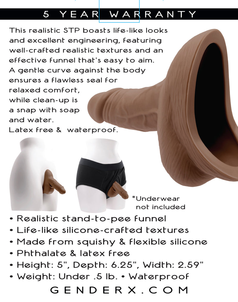 GENDER X STAND TO PEE DARK SILICONE-2