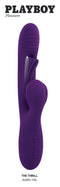 Playboy Pleasure The Thrill Rabbit Vibe by Evolved Novelties - Unique design, intense pleasure, and special mid-shaft flapper for ultimate sensations.