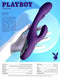 Playboy Pleasure The Thrill Rabbit Vibe from Evolved Novelties offering unique sensations and intense pleasure with a mid-shaft flapper.
