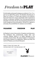 Playboy Pleasure Play Time product description highlighting G-Spot and P-Spot stimulation features.