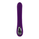 Purple Playboy Curlicue Rabbit Vibrator with curved design for clitoral and G-Spot stimulation.
