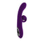 Playboy Curlicue Rabbit Vibrator with springy extendable spiral for clitoral and G-Spot stimulation, in elegant purple design.
