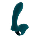 Playboy Wrapped Around Your Finger Blue Vibrator in teal, designed for G-Spot and P-Spot stimulation from Evolved Novelties.