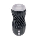 Playboy Solo Stroker with spiral textured design and multi-speed settings for customizable solo pleasure