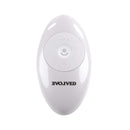 Evolved Twirl Jam remote control for vibrating dildo with independent function buttons