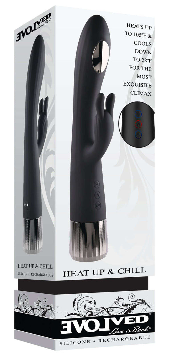 Evolved Heat Up and Chill Rabbit Style Vibrator