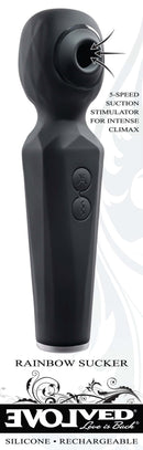 Evolved Rainbow Sucker Wand Vibrator