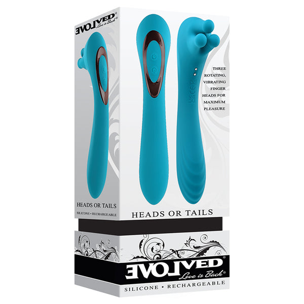 Evolved Novelties Heads or Tails Vibrator: Experience Double Pleasure in One Versatile Toy!