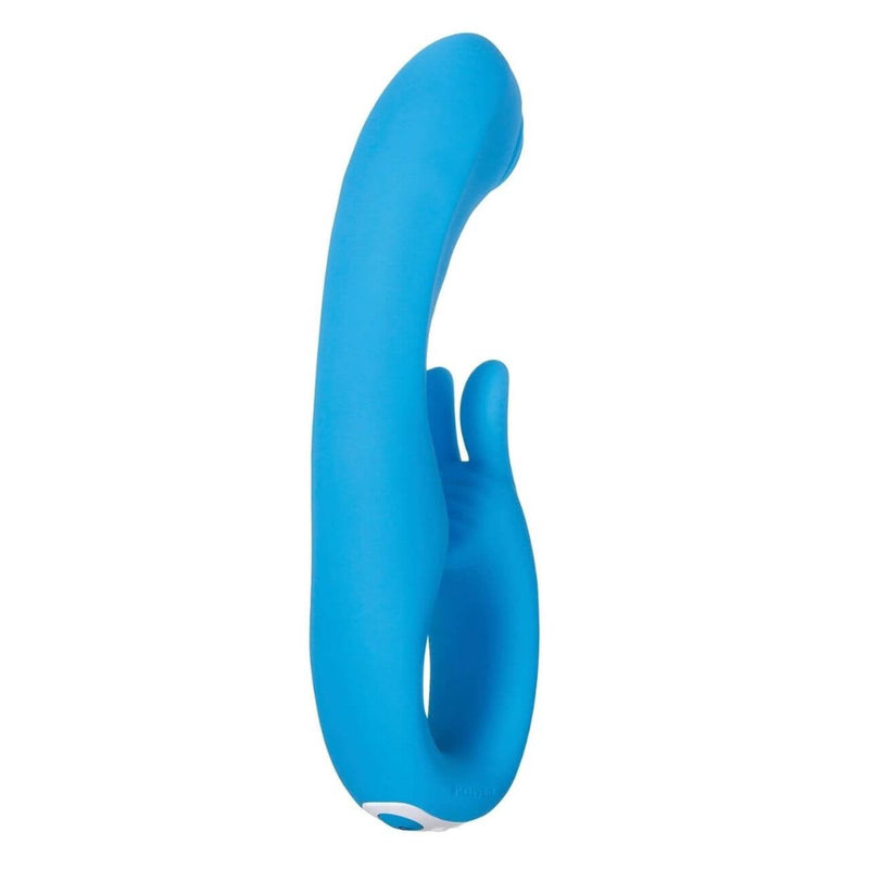 Evolved Novelties Evolved Sea Breeze Bunny Blue Rabbit Style Vibrator at $84.99